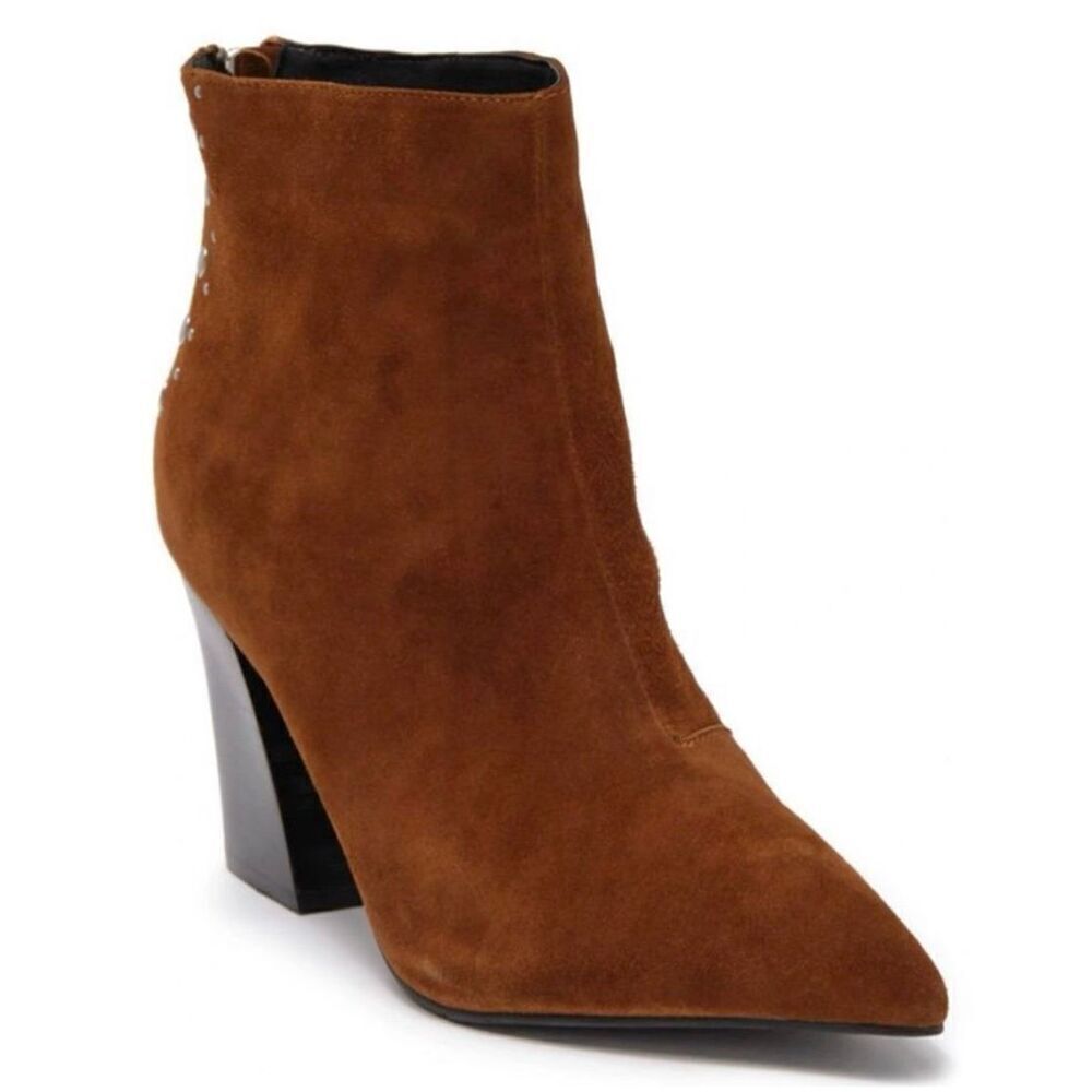Golo Western Boots Womens Size 10 Nila Brown Pointed Toe Suede Ankle Booties